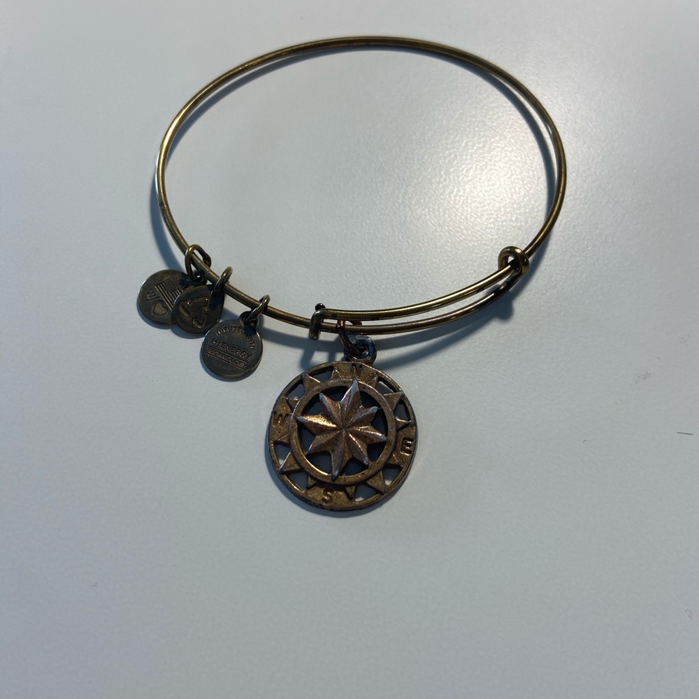 Alex and Ani compass charm bangle